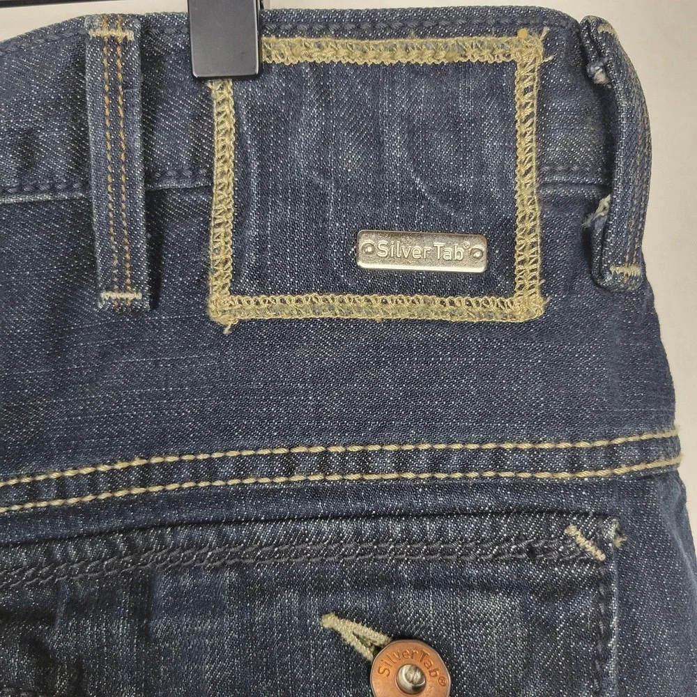 Levi's SilverTab Denim‎ Shorts Mens 40 Baggy Jorts Y2K 90s Streetwear Blue Wash